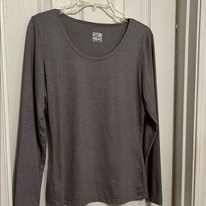 32 Degrees Charcoal Long Sleeve Women's Tee